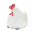 thumbnail image 2 of Melrose Set Of 2 Terra Cotta Chicken With White Finish 85565DS, 2 of 3