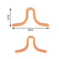 thumbnail image 4 of Tira de Puente Nasal para Máscara, Clip de Puente Nasal Interno para Accesorios naranja Baoblaze tira de puente lavable, 4 of 4