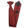 thumbnail image 6 of Unisex Clip on Tie Solid Color Ties for Men and Women Pre Tied Adjustable Neckties for Formal Graduation School Uniform, 6 of 9