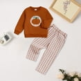 thumbnail image 2 of Kogui Boy Clothes Sweatshirt Tops Pants Long Sleeve Tee Shirt and Jogger Sweatpant Kids Clothes Size 9-10 (Coffee,9-10 Years), 2 of 4