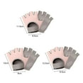 thumbnail image 4 of CSChome Stretch Fabric Sports Gloves Half Finger Workout Fastener Soft High Elastic Shock-Absorbing Breathable Cycling, 4 of 7