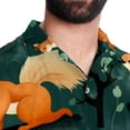 thumbnail image 5 of Squirrel Men's Casual Short Sleeve Button Down Shirts - Printed Summer Beach Tops for Men and Women, 5 of 6