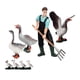 thumbnail image 3 of Juguete de Figuras de Animales de Simulación con Trabajador Sunnimix Figura de acción de granjero juguete, 3 of 6