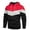 Red Sweatshirts 1PC, variant on Sweatshirts For Men Patchwork Long Sleeve Hoodies Male Color Blocked Loose Casual Jacket With Side Seam Pockets And Basic Daily Outdoor Vacation Travel Tops