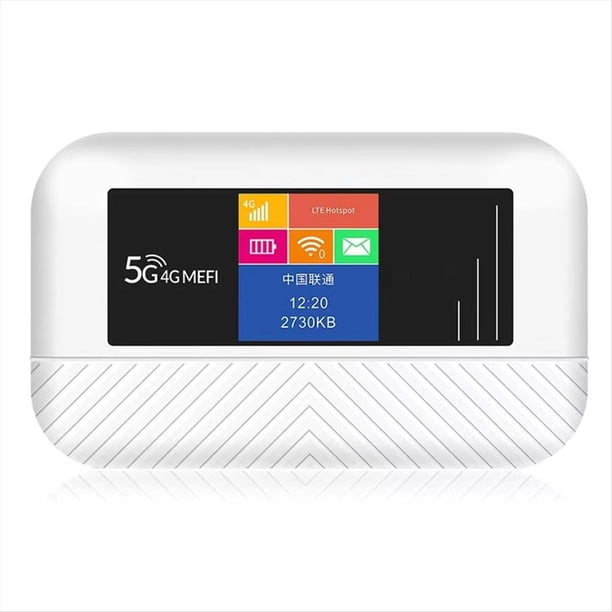 Router LTE 4G SIM Modem 300Mbps WiFi6 MiFi Compatible con Tarjetas SIM 5G Mini Punto de Acceso Wifi 4G de Bolsillo Puerto Tipo C 3000mAh