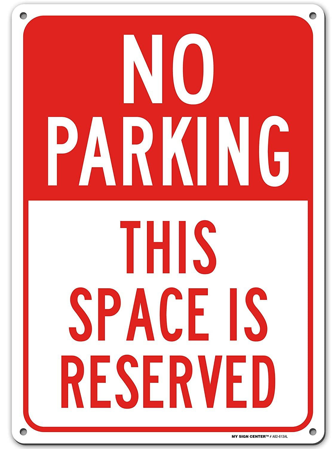 Protect Your Business & Municipality SignMission Reserved Parking 12 X 18 Heavy-Gauge Aluminum Rust Proof Parking Sign Employee of The Month 1 A-1218-23150 Made in The USA 