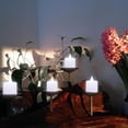 thumbnail image 5 of Paquete de 24 velas LED sin llama para velas de té – Velas falsas electrónicas de color blanco frío y estable con pilas – Decoraciones para celebración de festivales (blanco), 5 of 5