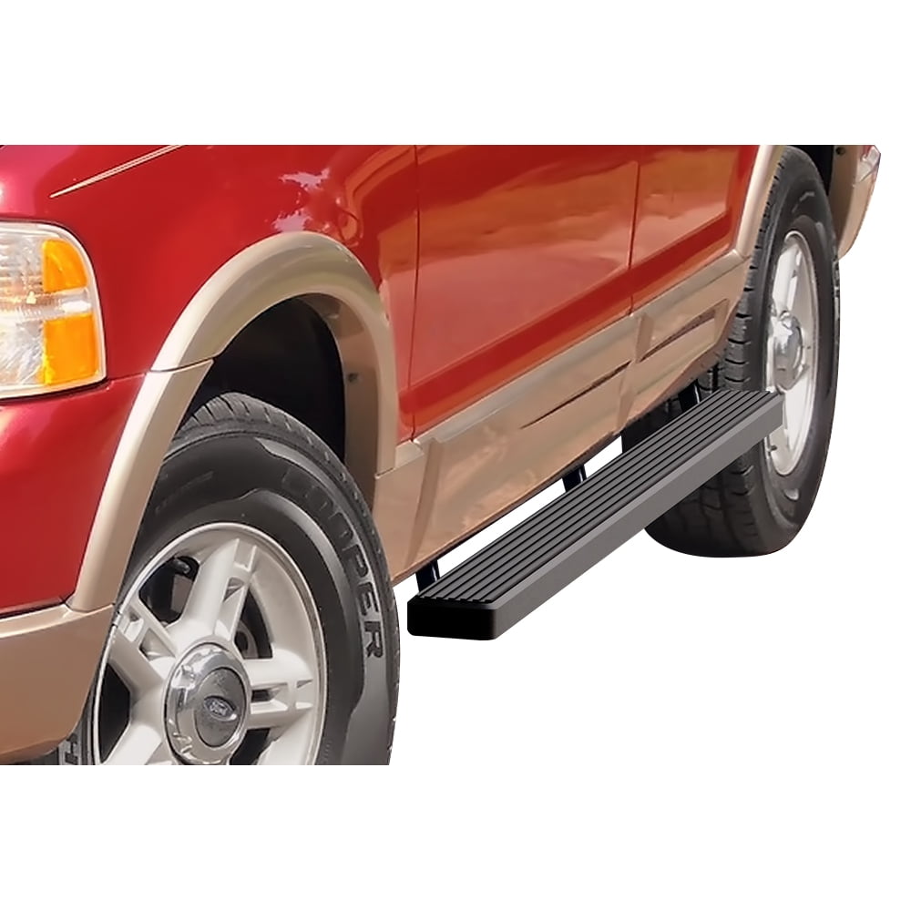 APS iBoard Running Boards 4 inches Matte Black Compatible with Ford