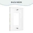 thumbnail image 4 of ZICANCN Outlet Covers Wall Plate, Spring Elegant Floral Light Switch Cover Decorative, Duplex Toggle Combo 1-Gang, 4 of 9