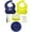 Blue and Yellow, variant on EVLA’s 8PC Silicone Baby Feeding Set, Blue/Green