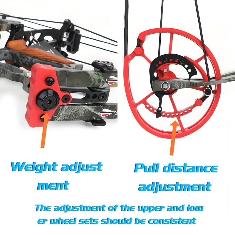 Composite bow set, with a tensile weight of 30-60 pounds, suitable for adult shooting, archery, and hunting