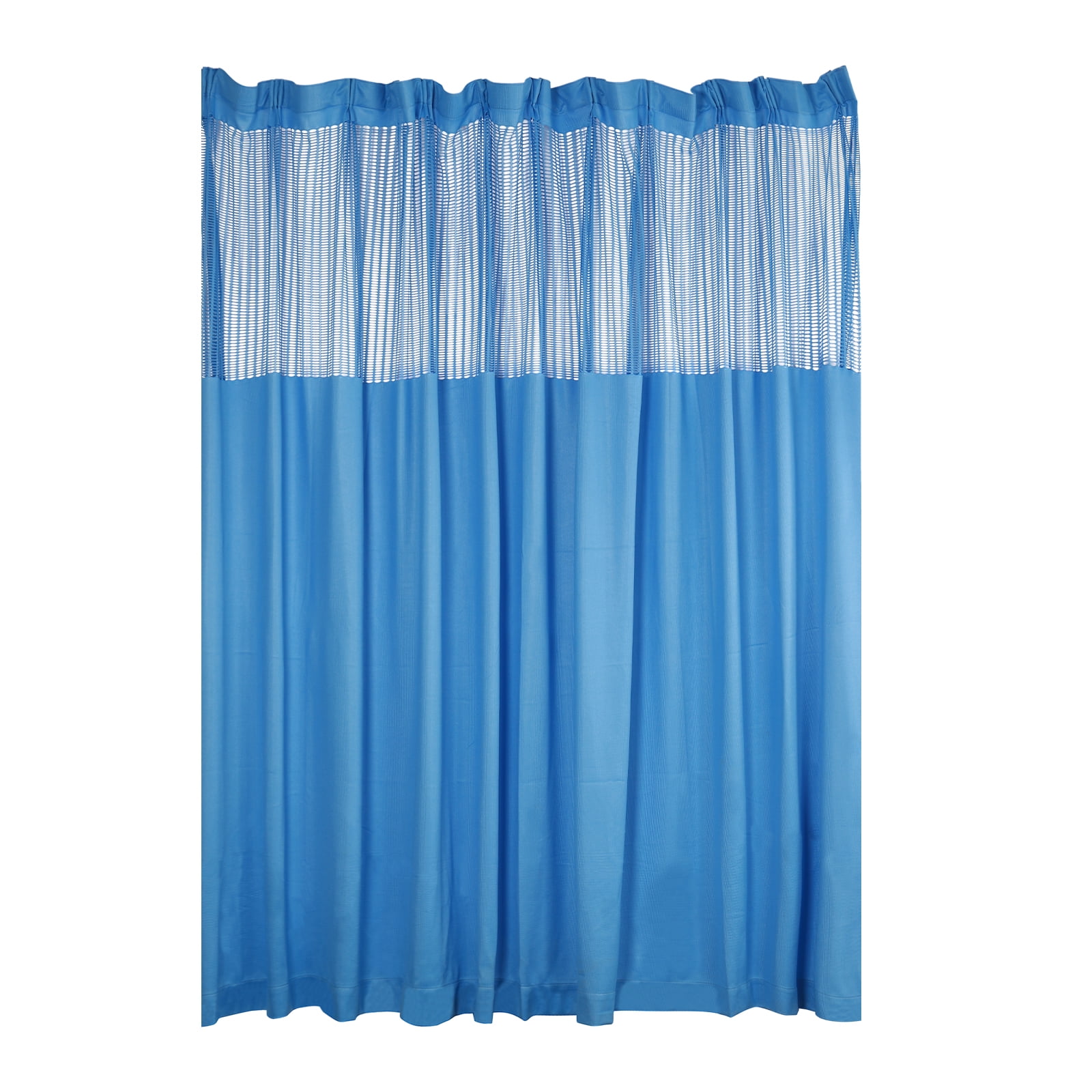ChicHomey Room Divider Curtain,9x8ft Blue,18 Hooks Easy Install, Warp Knitting Durable, for Salon/Hospital/Office, Machine Washable