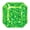 Squeeze Gems-Green-A4, variant on Squeeze Gems, Jelly Squishy Fidget Toy with Sparkly Shimmer and Collector Case Purple