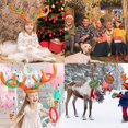 thumbnail image 4 of nipocaio Inflatable Antlers, 2 Set Inflatable Reindeer Antler Ring Kids Throwing Game 2 Antlers And 8 Antlers Ring For Christmas, Halloween, Birthday Parties, 4 of 5