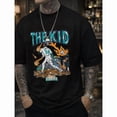 thumbnail image 4 of 【New Arrival】 Ken Griffey Jr "The Kid" Baseball Graphic T-Shirt Retro Streetwear Casual Cotton Short Sleeve Tee, 4 of 8