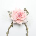 thumbnail image 4 of Muñequera Hecha Brazaletes Ramillete Accesorios De Decoración Para Y Huésped Rosado Macarena Flor de mano de ramillete de muñeca, 4 of 8