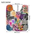 thumbnail image 5 of IAUYY 24x16 Inch Bath Mat Thick Soft Plush Shower Mat TPR Backing Material Non Slip Bath Mats for Bathroom for Tub Shower Hotel Abstract Elements Clipboard, 5 of 9