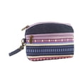 thumbnail image 1 of Bolsa de maquillaje Sonducket con monedero pequeño de tela de estilo étnico color Púrpura, 1 of 6