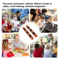 thumbnail image 4 of Wooden Rhythm Sticks With Iron Beads, Musical Sand Stick Shaker For Early Education, 4 of 8