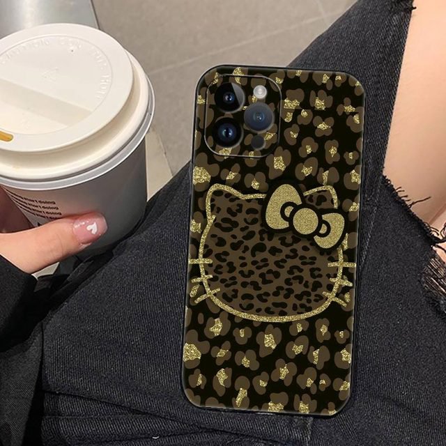 Cute Cat Hello K-k-Kitty Phone Funda Coque Case For iphone Apple 14 13 12 11 Pro XS Max Mini X XR SE 8 7 15 6 Plus Case Shell Wanyu