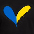 thumbnail image 3 of CafePress - Love Ukraine Heart T Shirt - Men's Fitted T-Shirt, 3 of 4