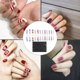 thumbnail image 3 of 24 piezas de uñas postizas con cintas adhesivas cara Presione en uñas postizas de moda para decoración de uñas DIY mujeres niñas - Tema Tema Macarena Uñas postizas, 3 of 7