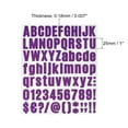 thumbnail image 2 of Uxcell 1 inch Self Adhesive Waterproof Vinyl Letter Number Sticker Set, 8 Sheet Purple, 2 of 6