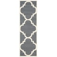 thumbnail image 2 of SAFAVIEH Cambridge Justine Geometric Quatrefoil Wool Runner Rug, Dark Grey/Ivory, 2'6" x 6', 2 of 5