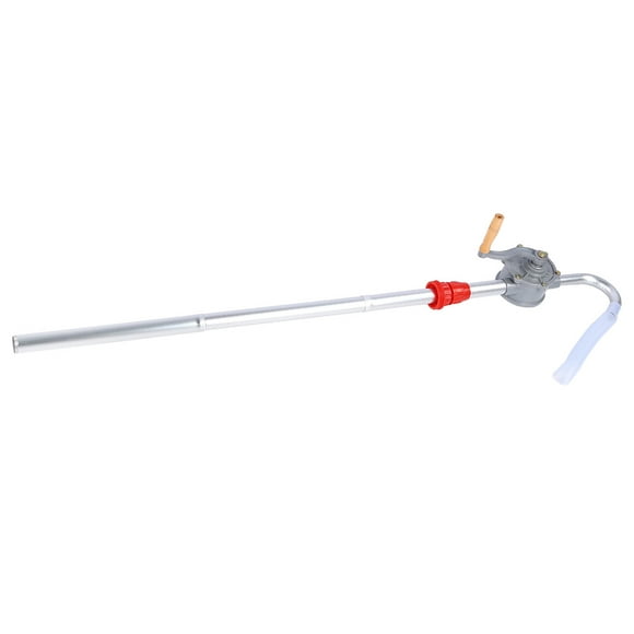 Aluminum Alloy Hand Crank Oil Drum Pump Lightweight Pump Oil Quickly From Barrels Small Tanks for Fuel, Cooking Oils, Includes Pump, Crank, Pipes