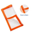 thumbnail image 7 of Bombrooster 5 Pack Transparent Fishing Lure Wraps – Protect & Organize Crankbaits, Swimbaits – Hook-and-Loop Closure for Fishing Rods & Poles, Orange, 7 of 7
