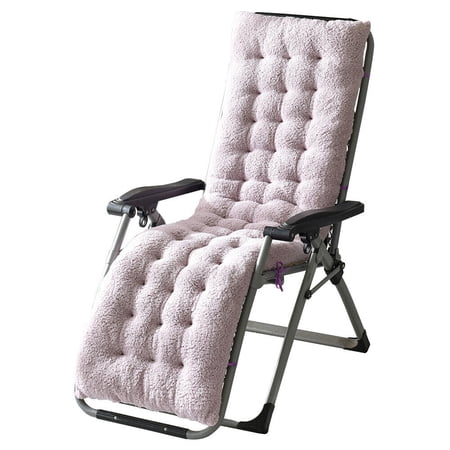 Patio Chaise Lounger Cushion  Indoor/Outdoor Chaise Lounger Cushions Rocking Chair Sofa Cushion with Tie  63 x20