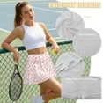 thumbnail image 6 of Xoenoiee Pink Leopard Print Pleated Tennis Skirts for Women High Waisted Golf Skort with 2 Pockets Built-in Shorts Quick Dry Workout Running Pickleball Skirts, M, 6 of 6