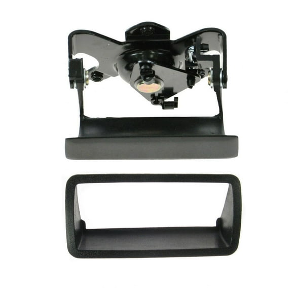 TRQ Tailgate Handle & Bezel Textured Black Set Kit for S10 S15 Hombre Pickup DHA34007