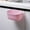 Pink, variant on Plastic Kitchen Hanging Basket, Wall-Mounted Multifunctional Storage for Bathroom, White Pink Blue, 7.08x3.54x3.54in, Space-Saving & Durable
