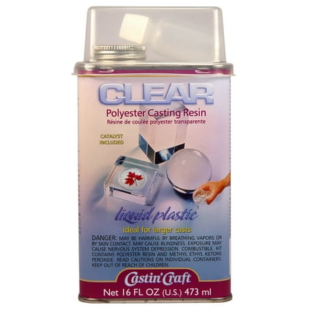 UPC: 0033331340163 | Castin Craft Clear Polyester Casting Resin with Catalyst 16 oz.
