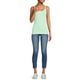 thumbnail image 5 of No Boundaries Rib Cami Top, 1 or 5-Pack, Women's, 5 of 5