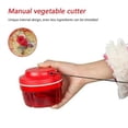 thumbnail image 4 of Vegetable and onion cutter manual - fruit cutter manual and BPA free | black, for cutting onions and garlic | multifunctional cutter kitchen vegetable, 4 of 5