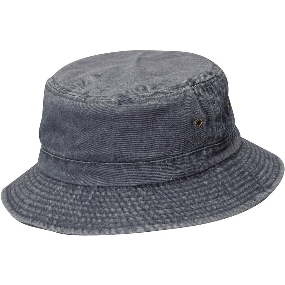 Dorfman Pacific DORFMAN PACIFIC Men's Pigment Dyed Twill Bucket Hat