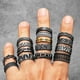 thumbnail image 4 of Retro Dragon Scale Men Rings Stainless Steel Women Jewelry Punk New In Rock Stranger Things Fashion Accessories Gift Wholesale, 4 of 5