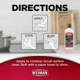 thumbnail image 3 of Weiman Glass Cook Top Heavy Duty Cleaner & Polish, 472ml, 3 of 7