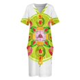 thumbnail image 4 of Dharma Foodra Mandala Loose Pocket Dress Bridesmaid dress woman dress summer womans clothing, 4 of 7