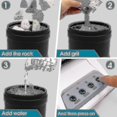 thumbnail image 4 of Professional Rock Tumbler Kit Rock Polisher For Kids And Adults Electronic Rock Tumbler Kit With Polishing Machine, Polishing Grits, And Rolle Banmo, 4 of 5