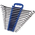 thumbnail image 1 of Max Torque 15-Piece Premium Combination Wrench Set, Complete SAE Inch Sizes from 1/4" to 1" with Rack Organizer | Chrome Vanadium Steel, Long Pattern, Mirror Chrome Finish, 1 of 5