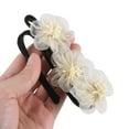 thumbnail image 5 of Unique Bargains 1 Pc Hair Disk Flower Bun Holder for Women Beige Black, 5 of 5