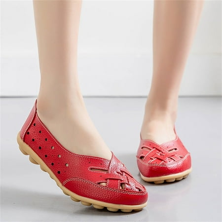 

Women s Color Shoes Casual Flat Heel Single Hollow Set Solid Shoes Shoes Casual Foot Women s Casual Shoes Note Please Buy One Or Two Sizes Larger