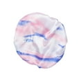 thumbnail image 3 of KISS Colors & Care Kids High Quality Satin Wide Band Bonnet – Tie Dye Pink Purple, 3 of 5
