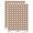Brown, variant on Mona Lisa Painting by Leonardo Da Vinci 200+ Round Stickers - Purple - Gloss Finish - 0.50" Size