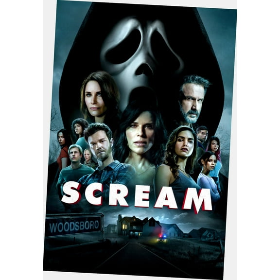 Scream Movie Poster 11"x17" 11x17 Multi-Color Square Adults Best Posters