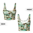thumbnail image 5 of Lsque Colorful Hawaii Palms Printed Women'S Sports Bra, Compression, Moisture Wicking, High-Impact Sports Bra For Women,Supportive sports bra-Large, 5 of 9