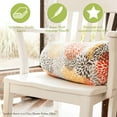 thumbnail image 5 of Majestic Home Goods Decorative Baby Pink Chevron Round Bolster Pillow, 5 of 5